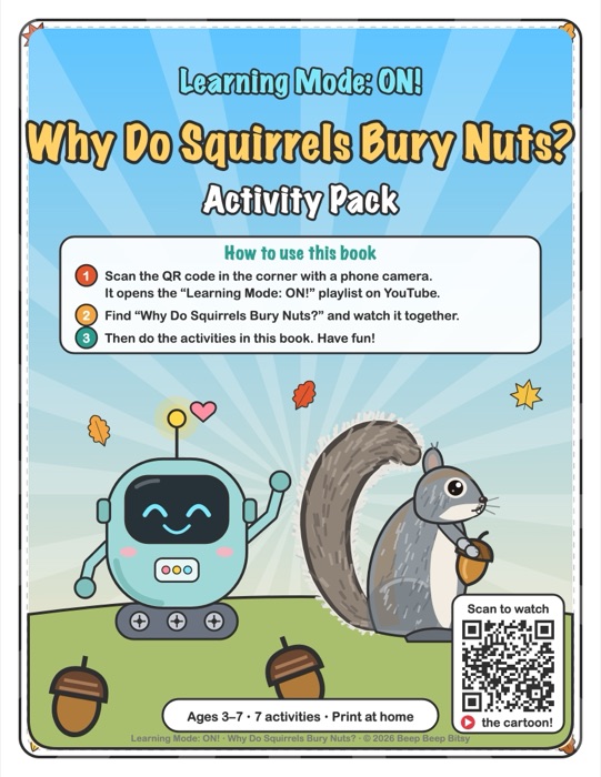 Cover of Why Do Squirrels Bury Nuts? Activity Pack